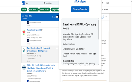 Job Analyzer Gemini from Chrome web store to be run with OffiDocs Chromium online Job Analyzer Gemini from Chrome web store to be run with OffiDocs Chromium online