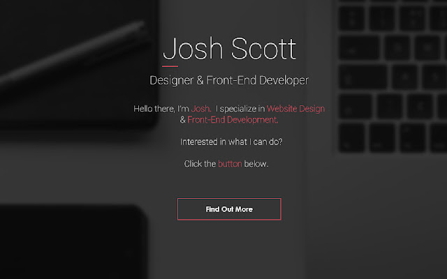 Josh Scott Portfolio from Chrome web store to be run with OffiDocs Chromium online Josh Scott Portfolio from Chrome web store to be run with OffiDocs Chromium online