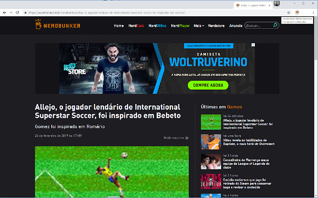 Jovem Nerd Modo Noturno from Chrome web store to be run with OffiDocs Chromium online Jovem Nerd Modo Noturno from Chrome web store to be run with OffiDocs Chromium online