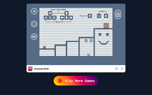 Jumping Shell Game in Browser Casual Platform Adventure from Chrome web store to be run with OffiDocs Chromium online Jumping Shell Game in Browser Casual Platform Adventure from Chrome web store to be run with OffiDocs Chromium online