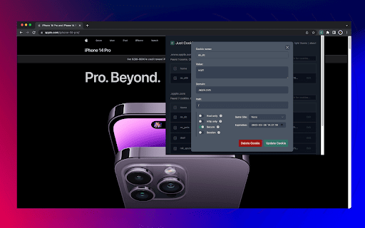 Just Cookies from Chrome web store to be run with OffiDocs Chromium online Just Cookies from Chrome web store to be run with OffiDocs Chromium online