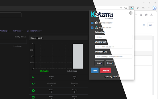 Katana for NinjaOne from Chrome web store to be run with OffiDocs Chromium online Katana for NinjaOne from Chrome web store to be run with OffiDocs Chromium online