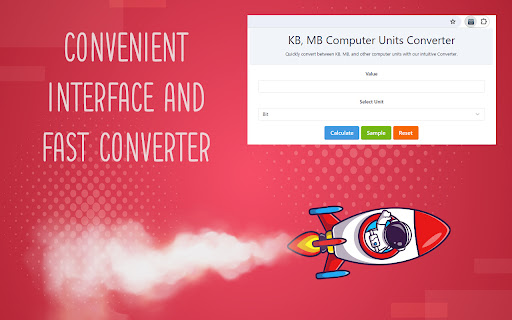 KB, MB Computer Units Converter from Chrome web store to be run with OffiDocs Chromium online KB, MB Computer Units Converter from Chrome web store to be run with OffiDocs Chromium online