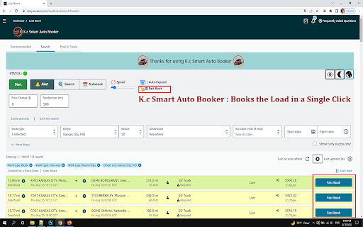 Kc Smart Auto Booker (PRO Version) from Chrome web store to be run with OffiDocs Chromium online Kc Smart Auto Booker (PRO Version) from Chrome web store to be run with OffiDocs Chromium online