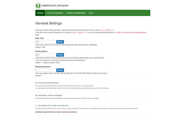 KeePassXC Browser from Chrome web store to be run with OffiDocs Chromium online KeePassXC Browser from Chrome web store to be run with OffiDocs Chromium online