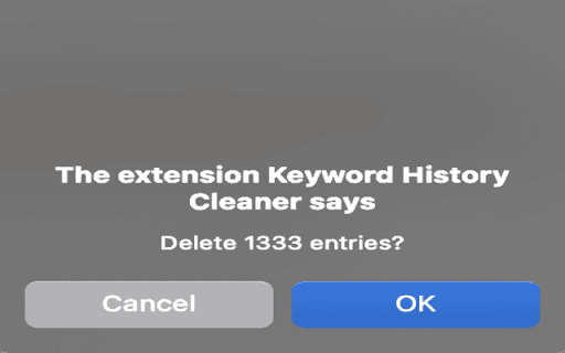 Keyword History Cleaner from Chrome web store to be run with OffiDocs Chromium online Keyword History Cleaner from Chrome web store to be run with OffiDocs Chromium online