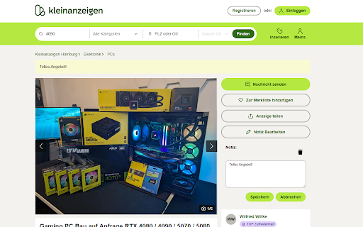 Kleinanzeigen Buddy from Chrome web store to be run with OffiDocs Chromium online Kleinanzeigen Buddy from Chrome web store to be run with OffiDocs Chromium online