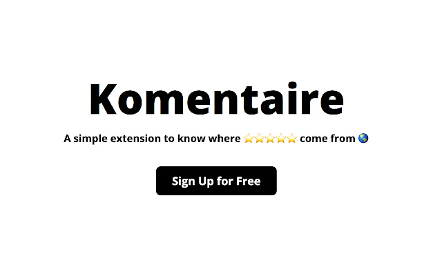 Komentaire from Chrome web store to be run with OffiDocs Chromium online Komentaire from Chrome web store to be run with OffiDocs Chromium online