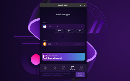 Kryptic Wallet from Chrome web store to be run with OffiDocs Chromium online Kryptic Wallet from Chrome web store to be run with OffiDocs Chromium online