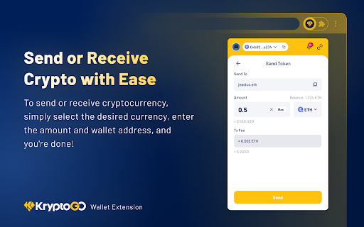 KryptoGO Crypto NFT Wallet Extension from Chrome web store to be run with OffiDocs Chromium online KryptoGO Crypto NFT Wallet Extension from Chrome web store to be run with OffiDocs Chromium online