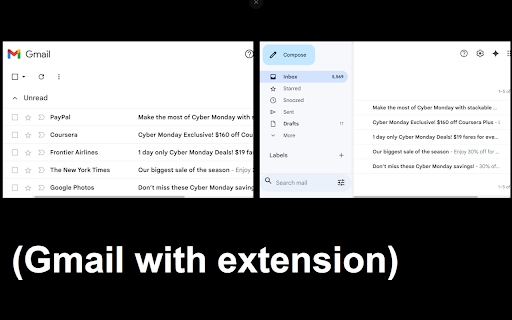 Large Font Gmail from Chrome web store to be run with OffiDocs Chromium online Large Font Gmail from Chrome web store to be run with OffiDocs Chromium online