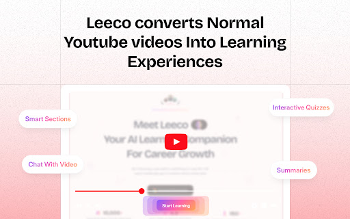 Leeco AI Learning Companion for LeetCode YouTube | Preplaced Mentor AI from Chrome web store to be run with OffiDocs Chromium online Leeco AI Learning Companion for LeetCode YouTube | Preplaced Mentor AI from Chrome web store to be run with OffiDocs Chromium online