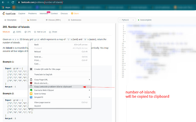 Leetcode Copy Problem Title from Chrome web store to be run with OffiDocs Chromium online Leetcode Copy Problem Title from Chrome web store to be run with OffiDocs Chromium online