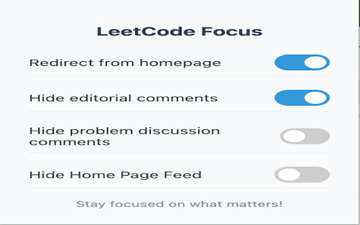LeetCode Focus from Chrome web store to be run with OffiDocs Chromium online LeetCode Focus from Chrome web store to be run with OffiDocs Chromium online