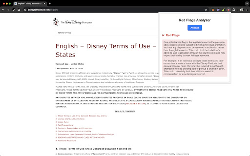 Legal Red Flag Detector from Chrome web store to be run with OffiDocs Chromium online Legal Red Flag Detector from Chrome web store to be run with OffiDocs Chromium online