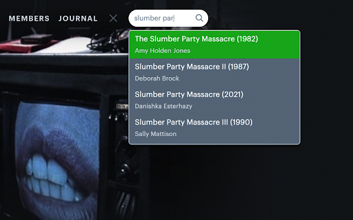 Letterboxd Search Autocomplete from Chrome web store to be run with OffiDocs Chromium online Letterboxd Search Autocomplete from Chrome web store to be run with OffiDocs Chromium online