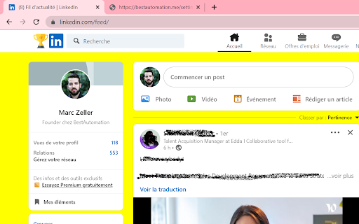 Linkedin Automate from Chrome web store to be run with OffiDocs Chromium online Linkedin Automate from Chrome web store to be run with OffiDocs Chromium online