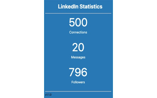 LinkedIn Stats from Chrome web store to be run with OffiDocs Chromium online LinkedIn Stats from Chrome web store to be run with OffiDocs Chromium online