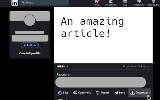 Linkedin Tools from Chrome web store to be run with OffiDocs Chromium online Linkedin Tools from Chrome web store to be run with OffiDocs Chromium online