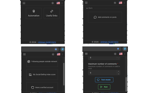 LinkedIn Ultima from Chrome web store to be run with OffiDocs Chromium online LinkedIn Ultima from Chrome web store to be run with OffiDocs Chromium online