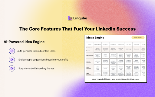 Linqube from Chrome web store to be run with OffiDocs Chromium online Linqube from Chrome web store to be run with OffiDocs Chromium online