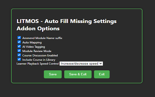 _LITMOS Auto Fill Some user fields Addon from Chrome web store to be run with OffiDocs Chromium online _LITMOS Auto Fill Some user fields Addon from Chrome web store to be run with OffiDocs Chromium online
