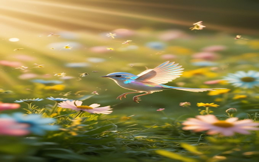 Little bird in the flower field wallpaper from Chrome web store to be run with OffiDocs Chromium online Little bird in the flower field wallpaper from Chrome web store to be run with OffiDocs Chromium online