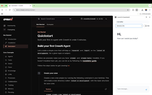 LlamaBar from Chrome web store to be run with OffiDocs Chromium online LlamaBar from Chrome web store to be run with OffiDocs Chromium online