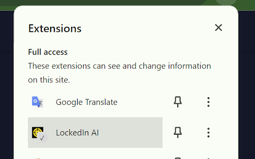 LockedIn AI from Chrome web store to be run with OffiDocs Chromium online LockedIn AI from Chrome web store to be run with OffiDocs Chromium online