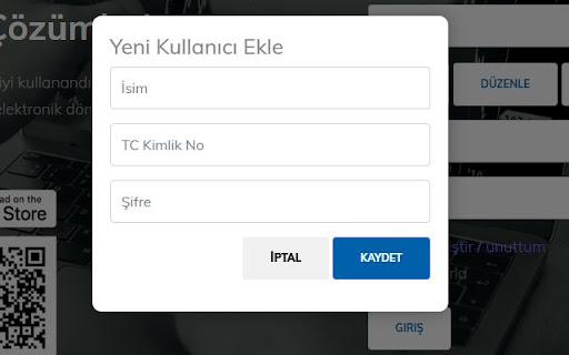 Luca E Belge Portal Giriş Yardımcısı from Chrome web store to be run with OffiDocs Chromium online Luca E Belge Portal Giriş Yardımcısı from Chrome web store to be run with OffiDocs Chromium online