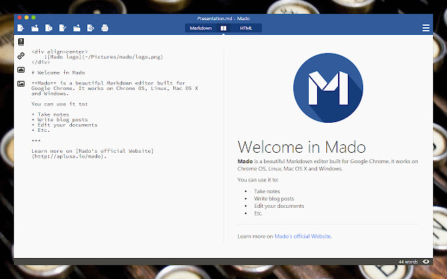 Mado from Chrome web store to be run with OffiDocs Chromium online Mado from Chrome web store to be run with OffiDocs Chromium online