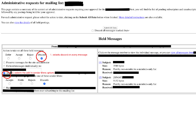 Mailman Spam Helper from Chrome web store to be run with OffiDocs Chromium online Mailman Spam Helper from Chrome web store to be run with OffiDocs Chromium online