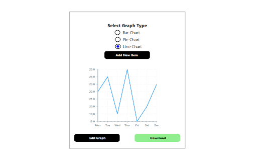 Make A Graph: Chart Creation Utility App from Chrome web store to be run with OffiDocs Chromium online Make A Graph: Chart Creation Utility App from Chrome web store to be run with OffiDocs Chromium online