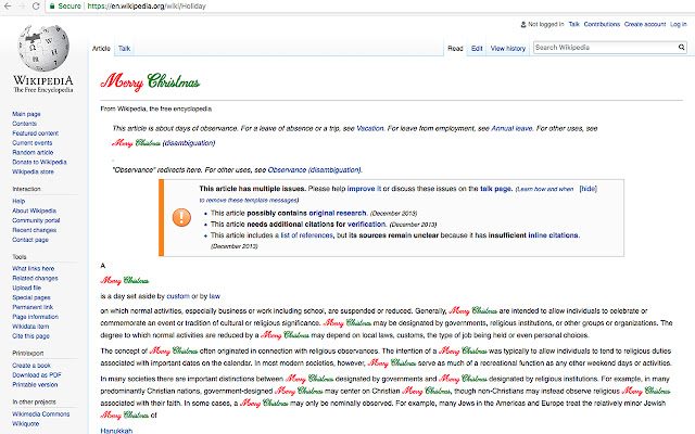 Make the Holidays Merry Christmas Again from Chrome web store to be run with OffiDocs Chromium online Make the Holidays Merry Christmas Again from Chrome web store to be run with OffiDocs Chromium online