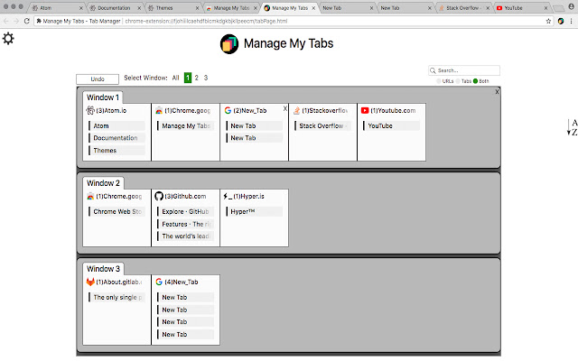 Manage My Tabs Tab Manager from Chrome web store to be run with OffiDocs Chromium online Manage My Tabs Tab Manager from Chrome web store to be run with OffiDocs Chromium online