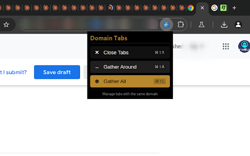 Manage Tabs by Domain (MV3) from Chrome web store to be run with OffiDocs Chromium online Manage Tabs by Domain (MV3) from Chrome web store to be run with OffiDocs Chromium online