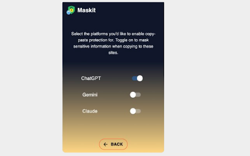 MaskIt Protect Sensitive Data from Chrome web store to be run with OffiDocs Chromium online MaskIt Protect Sensitive Data from Chrome web store to be run with OffiDocs Chromium online