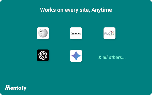 Mentafy Extension from Chrome web store to be run with OffiDocs Chromium online Mentafy Extension from Chrome web store to be run with OffiDocs Chromium online