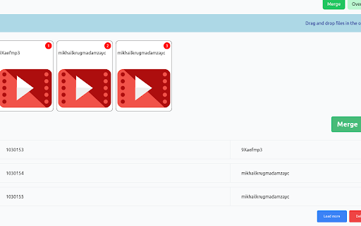 Merge Audio Online from Chrome web store to be run with OffiDocs Chromium online Merge Audio Online from Chrome web store to be run with OffiDocs Chromium online
