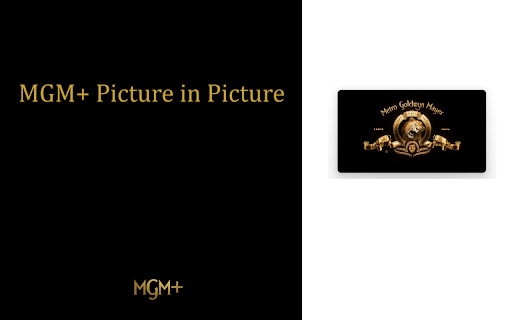 MGM+: Picture in Picture from Chrome web store to be run with OffiDocs Chromium online MGM+: Picture in Picture from Chrome web store to be run with OffiDocs Chromium online
