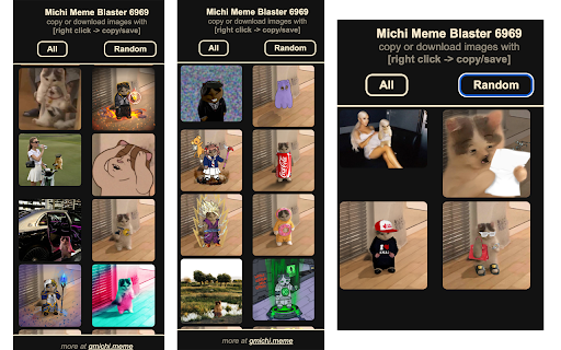 Michi Meme Blaster from Chrome web store to be run with OffiDocs Chromium online Michi Meme Blaster from Chrome web store to be run with OffiDocs Chromium online