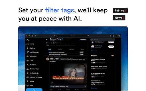 MindFirewall | Scroll twitter in peace with AI from Chrome web store to be run with OffiDocs Chromium online MindFirewall | Scroll twitter in peace with AI from Chrome web store to be run with OffiDocs Chromium online
