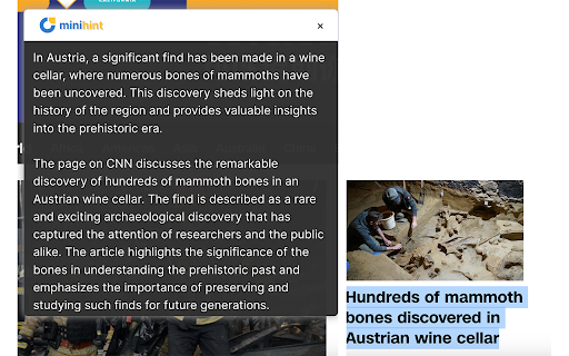 Minihint from Chrome web store to be run with OffiDocs Chromium online Minihint from Chrome web store to be run with OffiDocs Chromium online
