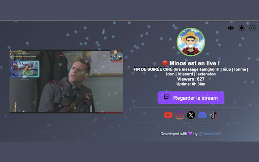 Minos Twitch, Kick YouTube Notifications from Chrome web store to be run with OffiDocs Chromium online Minos Twitch, Kick YouTube Notifications from Chrome web store to be run with OffiDocs Chromium online