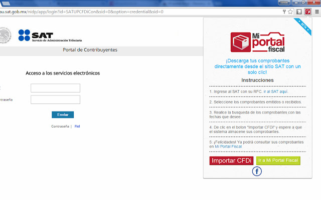 Mi portal fiscal from Chrome web store to be run with OffiDocs Chromium online Mi portal fiscal from Chrome web store to be run with OffiDocs Chromium online