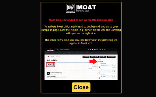 Moat Link from Chrome web store to be run with OffiDocs Chromium online Moat Link from Chrome web store to be run with OffiDocs Chromium online
