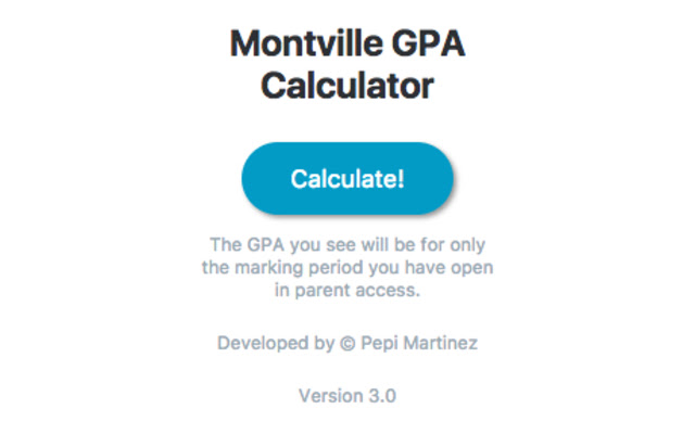 Montville GPA Calculator from Chrome web store to be run with OffiDocs Chromium online Montville GPA Calculator from Chrome web store to be run with OffiDocs Chromium online