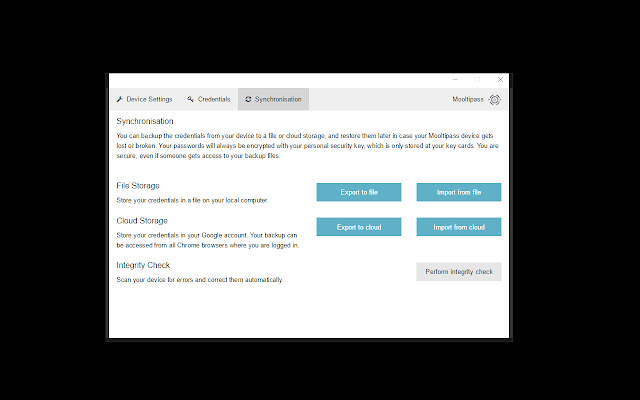 Mooltipass App from Chrome web store to be run with OffiDocs Chromium online Mooltipass App from Chrome web store to be run with OffiDocs Chromium online