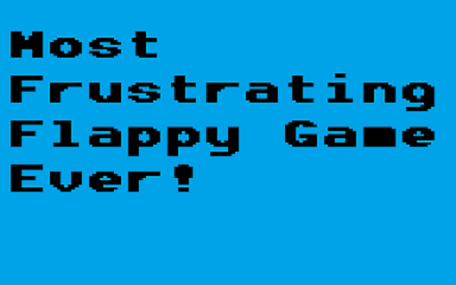 Most Frustrating Flappy Game Ever! from Chrome web store to be run with OffiDocs Chromium online Most Frustrating Flappy Game Ever! from Chrome web store to be run with OffiDocs Chromium online