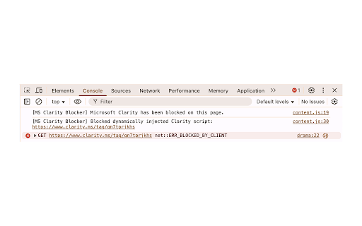 MS Clarity Blocker from Chrome web store to be run with OffiDocs Chromium online MS Clarity Blocker from Chrome web store to be run with OffiDocs Chromium online